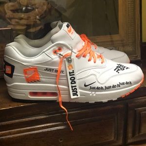 Nike Air Max Just Do It Shoes Size 11 Off Whites